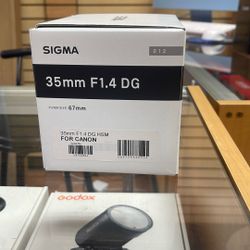 Sigma 35mm F1.4 For EF 