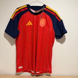 New: Adidas Authentic Spain Men’s Large World Cup 2026 Home Jersey Kit Red
