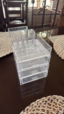 Clear Acrylic Makeup Organizer