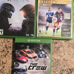 3 GAMES XBOX ONE  