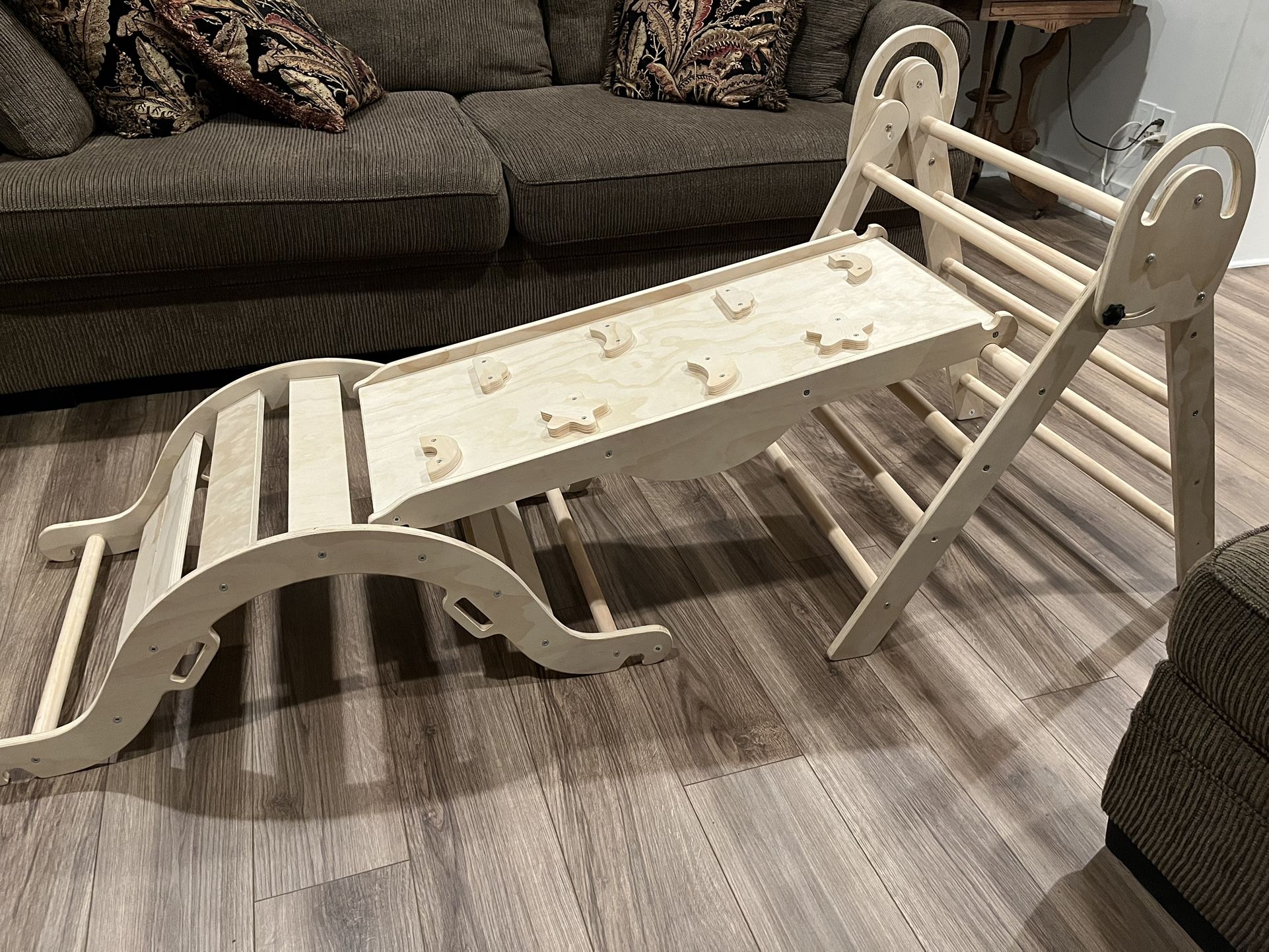 Indoor Wooden Climbing Set