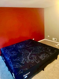 King side bed with adjustable frame