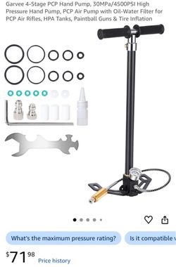 Garvee 4-Stage PCP High Pressure Hand Pump