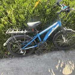 Diamondback BMX 6 Speed Shimano Front Shock Suspension Mountain 20 Inch Wheels Bike With Caliper Brakes And Luggage Carrier