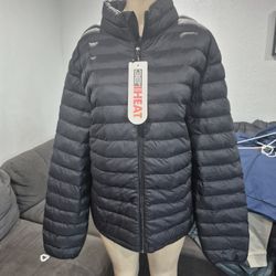 32 Heat Degreez Womes Long Puff Jacket Size Xl
