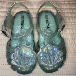 Mini Melissa Toddler Girl’s  Mini Aranha Seashell Sandals 