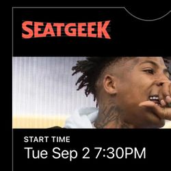 NBA YOUNGBOY TICKET FOR DALLAS
