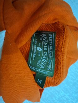 Denim Tears Orange Sweatshirt Size Medium