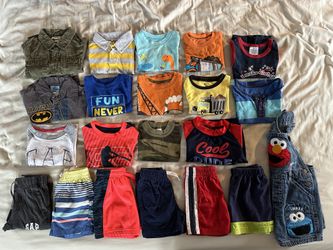 Lot Of 12m Boy Summer Clothes