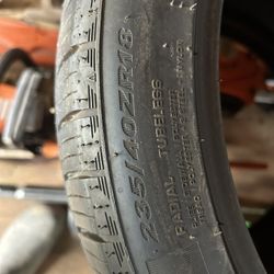 2 Tires 235/40ZR18