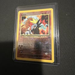 Pokemon Cards Entei Movie Black Star Promo
