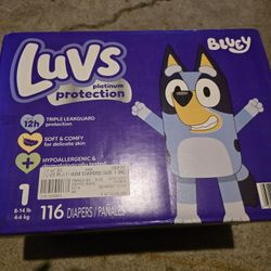 Diapers- Luvs Size 1 - 116 Count 