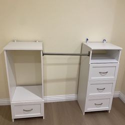 Cabinet With Center Hanging Rod