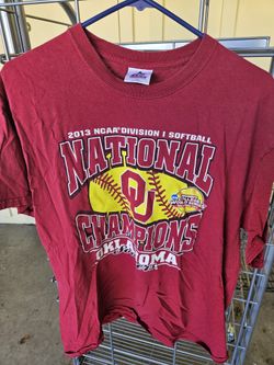 Oklahoma Sooners 2013 NCAA Softball Champions Tri-Lake Tee
