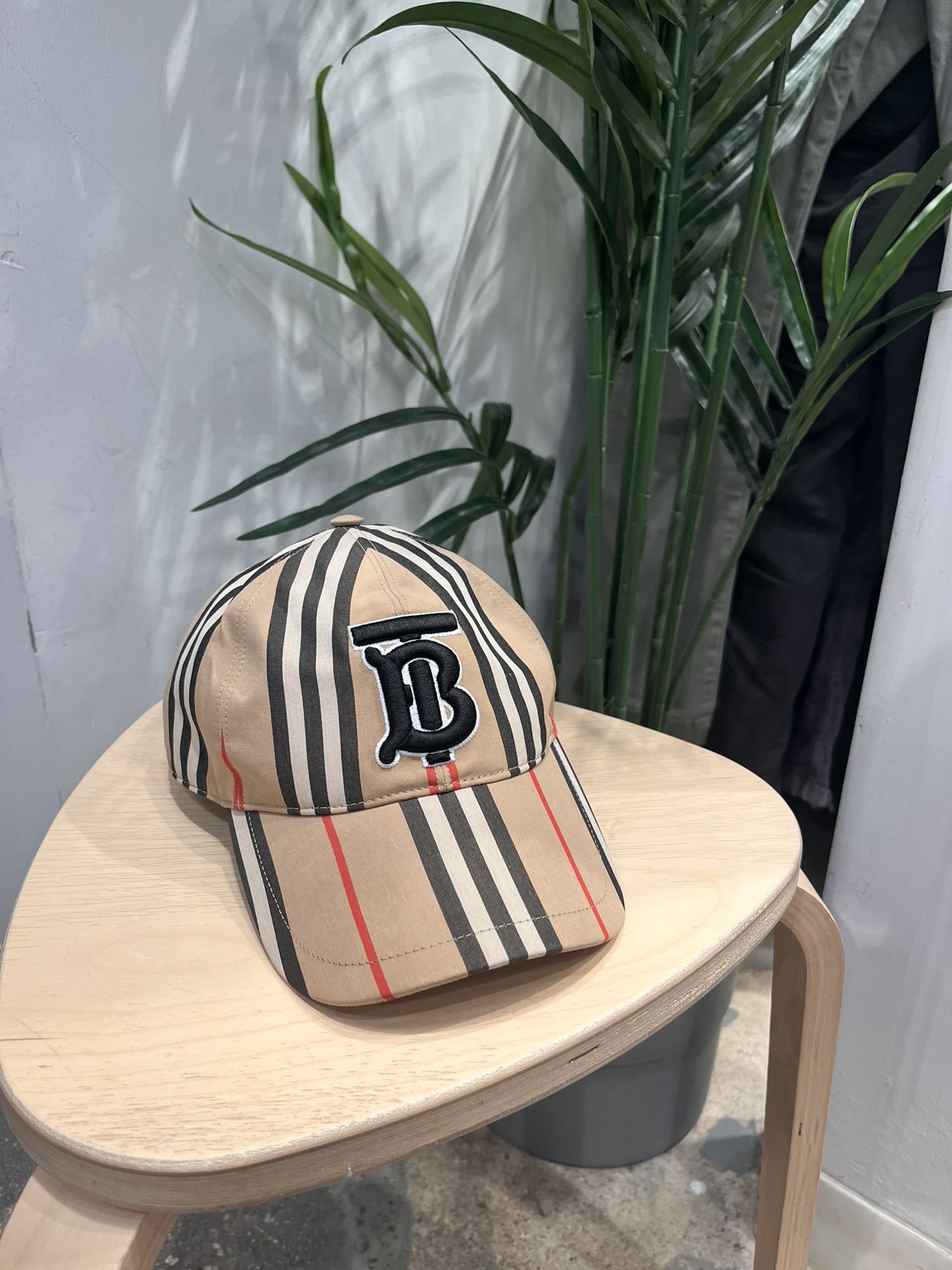 Burberry Hat TB Monogram Check Cap