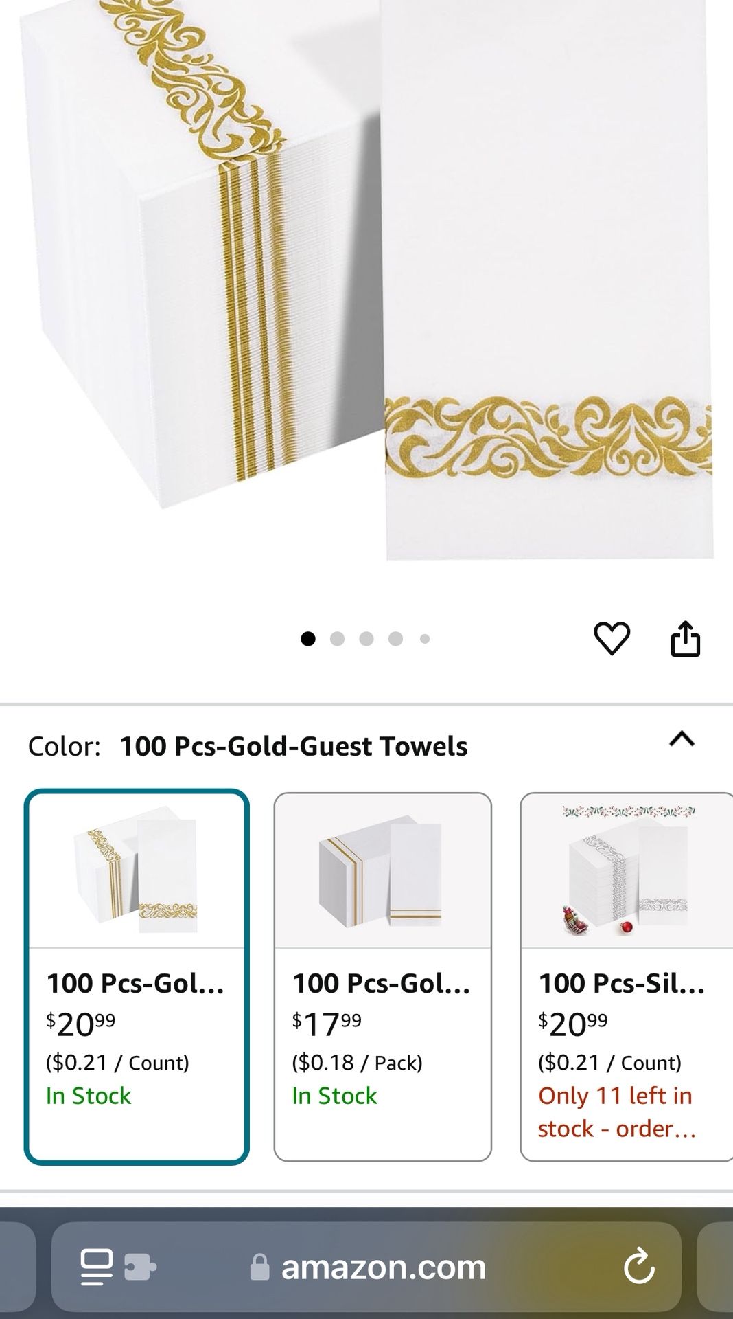 Disposable Fancy Napkins Wedding Party