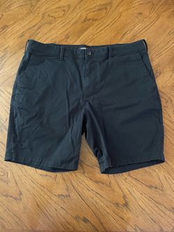 Express Men's Black Chino Shorts - Size 36 - Wrinkled from Storage but otherwise Like New