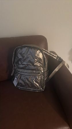 NEW Gold Puffer Backpack