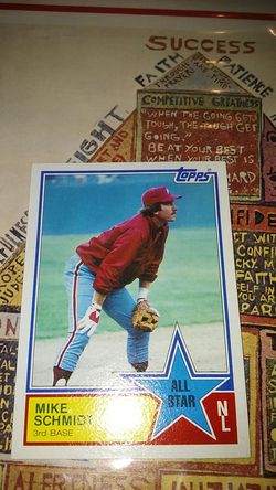 Mike Schmidt 1983 Topps