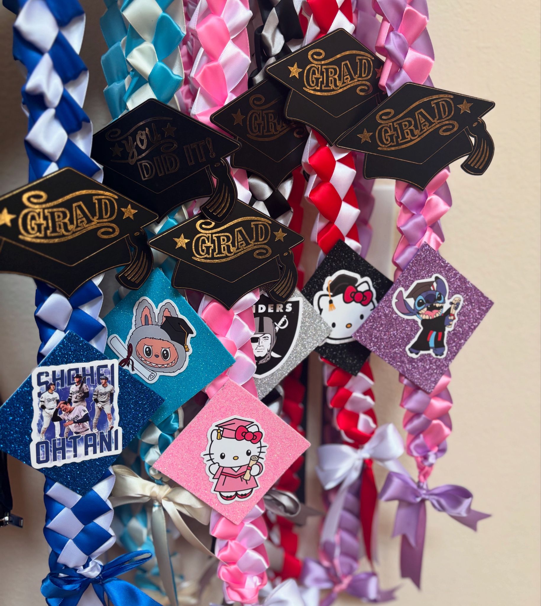 Graduation Ribbon Leis
