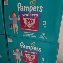 NEW Pampers diapers Size 3 Cruisers 360 Pull-on