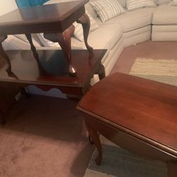 3 Wooden Tables 