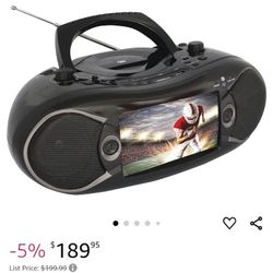 Bluetooth Boombox With Tv & Microphone