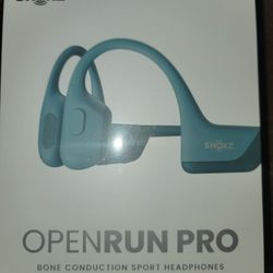 SHOKZ OPENRUN PRO EAR BLUETOOTH SPORT HEADPHONES. $ 100.00