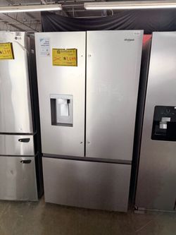 Whirlpool French Door Refrigerator with Ice and Water Dispenser