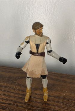 Star Wars Clone Wars Obi-Wan Kenobi 3.75" inch action figure Hasbro 2008