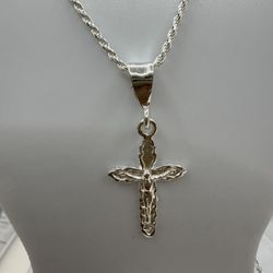 925 Sterling Silver Chain 20”  High Quality Italian Cadena Y De Plata Alta Calidad 20” Pulgadas 