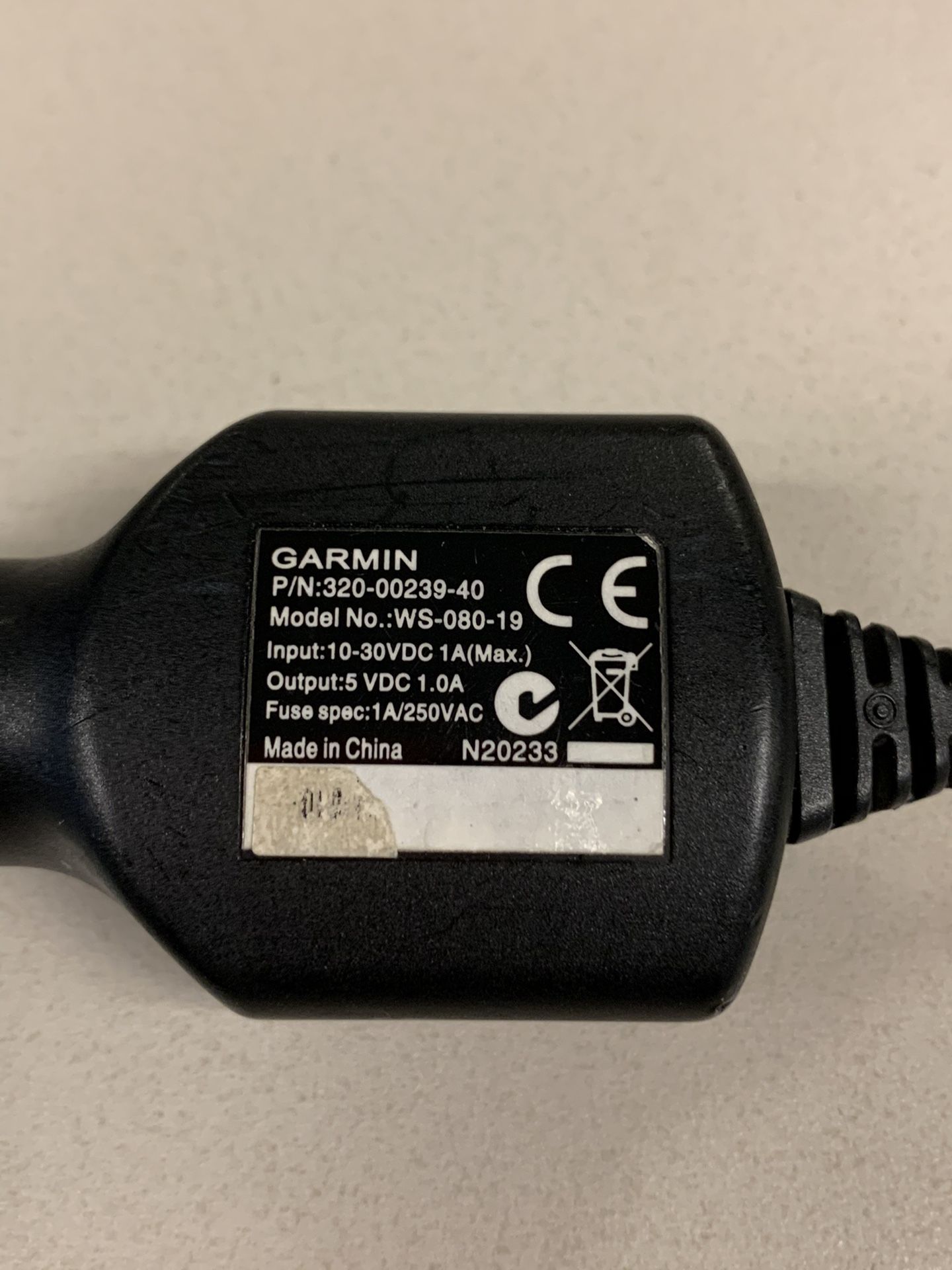 Garmin Gps charging cable