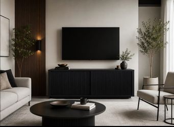 New! Beautiful Fluted TV Stand