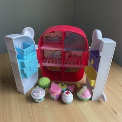 Shopkins Shoppies Deluxe Refrigerator With Food 