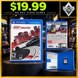 Need for Speed Most Wanted PS Vita w/ Case & Game Card 2012