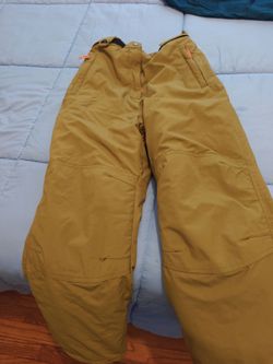 Tan Insulated Snow Pants size 10