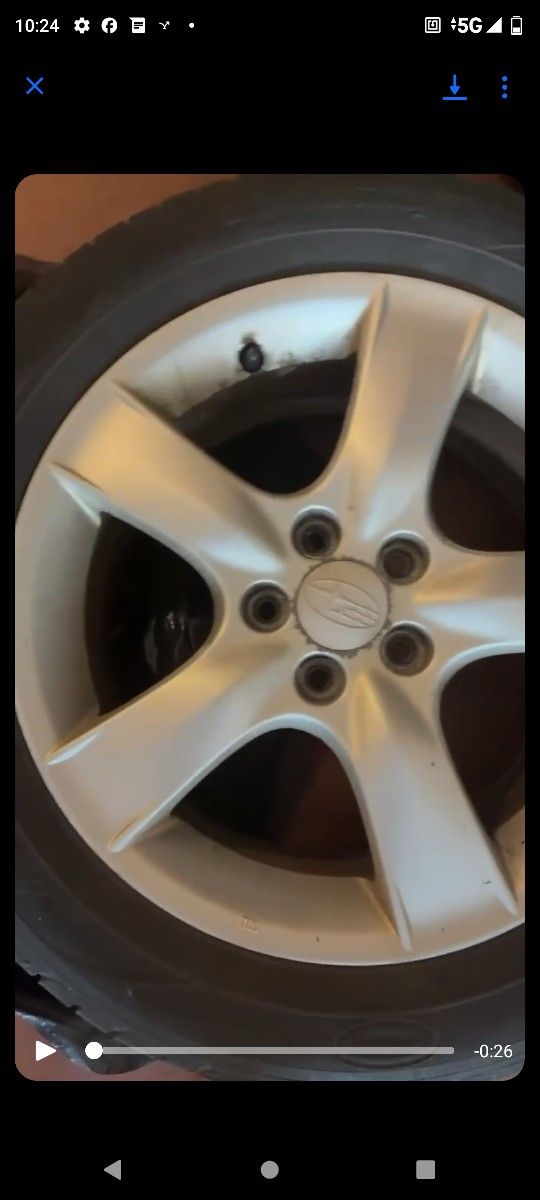 Brand New 5 Lock Car Wheel.