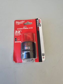 Milwaukee M12 Battery 2.0 New