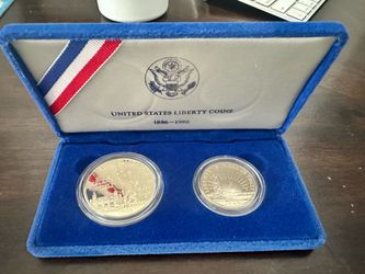 1986 US Liberty Coins Two-Coin Set