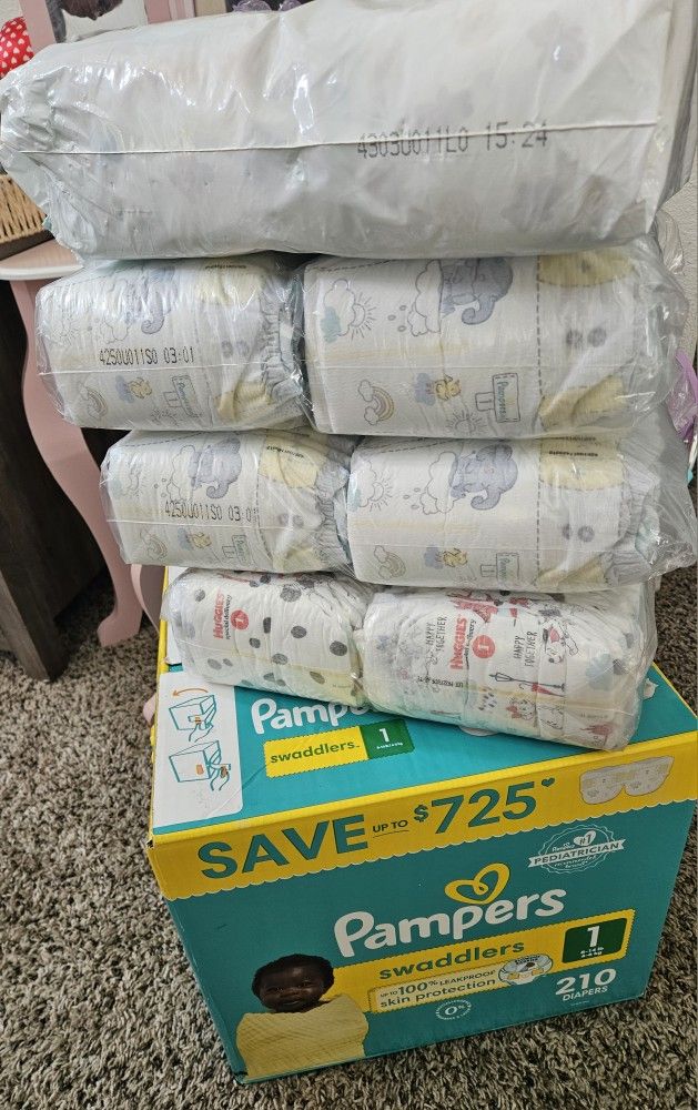 Size 1 Diapers 