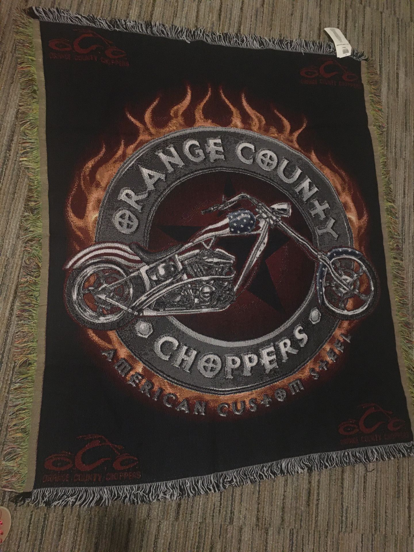 Orange County choppers 48”x58”Brand new with ticket attached