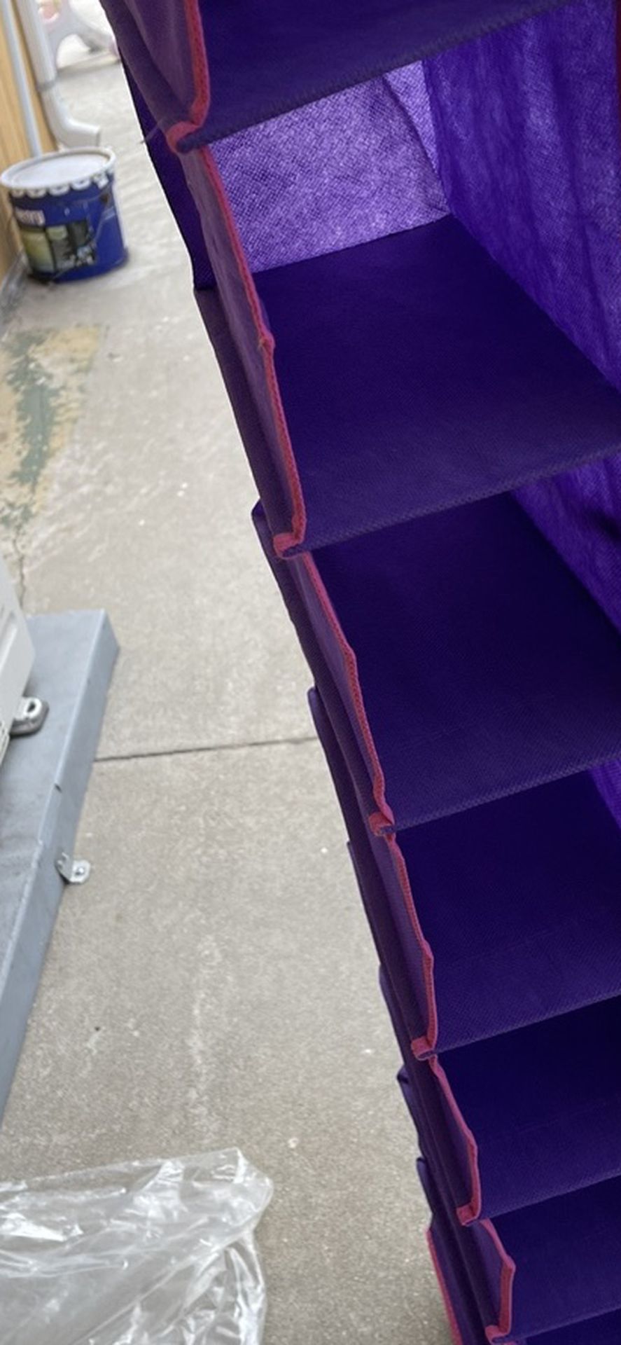 new closet 10 Shelf Hanging Shoe Storage Organizer purple
