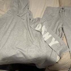 Dkny Grey Jogger Set