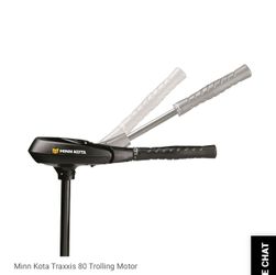 Minn Kota Traxxis 80 Trolling Motor 24v, Fast, Quiet, Reliable USA 80 Lbs Thrust