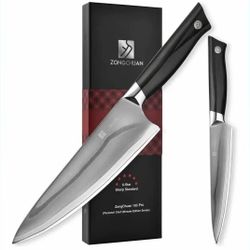 ✅️ High Carbon Stainless Steel Cutlery Set• 8in & 5.5in Set• New Condition• $25firm