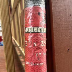 2' x 25' Poultry Netting, 20 Gauge