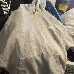 grey nike tech hoodie
