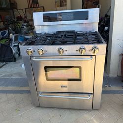 36in gas stove - Kenwood elite stainless steel