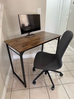Desk & office chair
