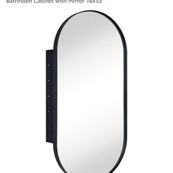 Recess Bathroom Cabinet With Mirror